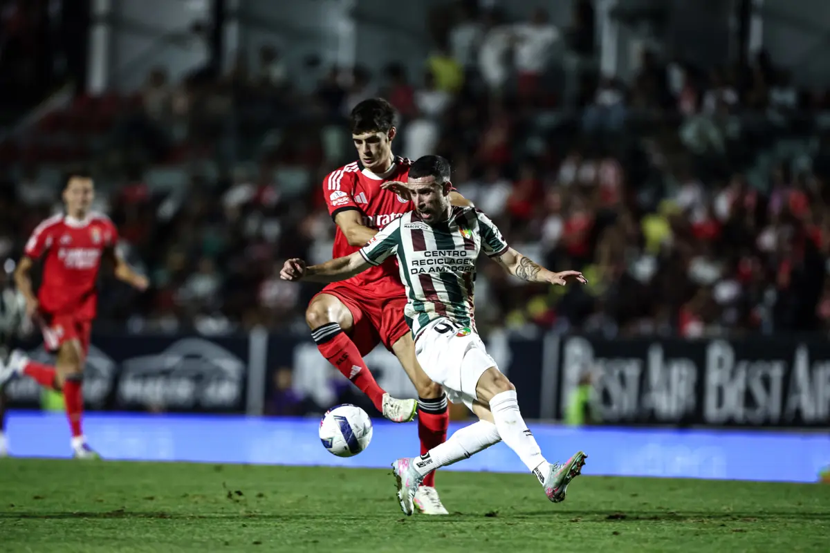 António Silva no jogo frente ao E. Amadora