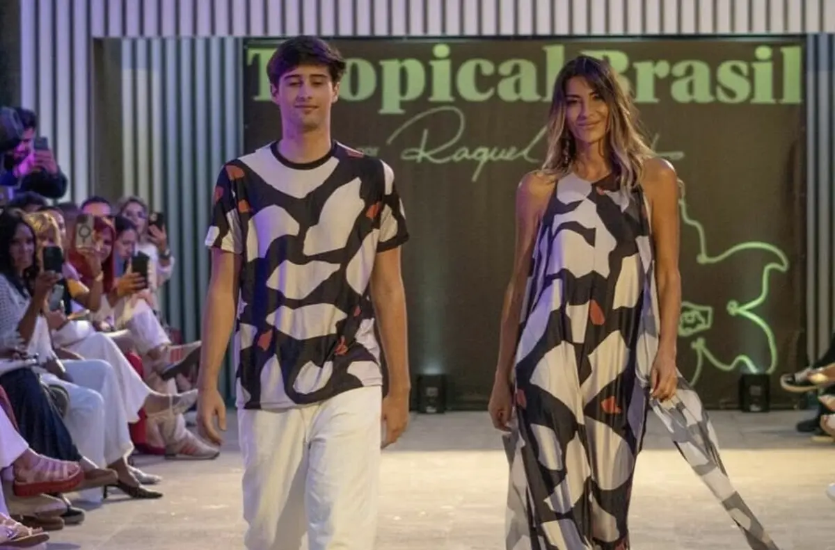 Imagem de contexto do artigo Mãe e filho em destaque: Isabel Figueira e Rodrigo brilham na passarela