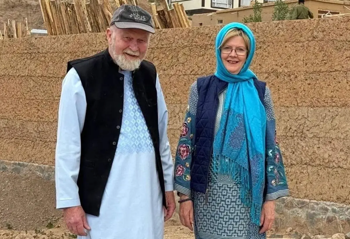 Peter e Barbara casaram-se em Cabul e passaram mais de 20 anos no país