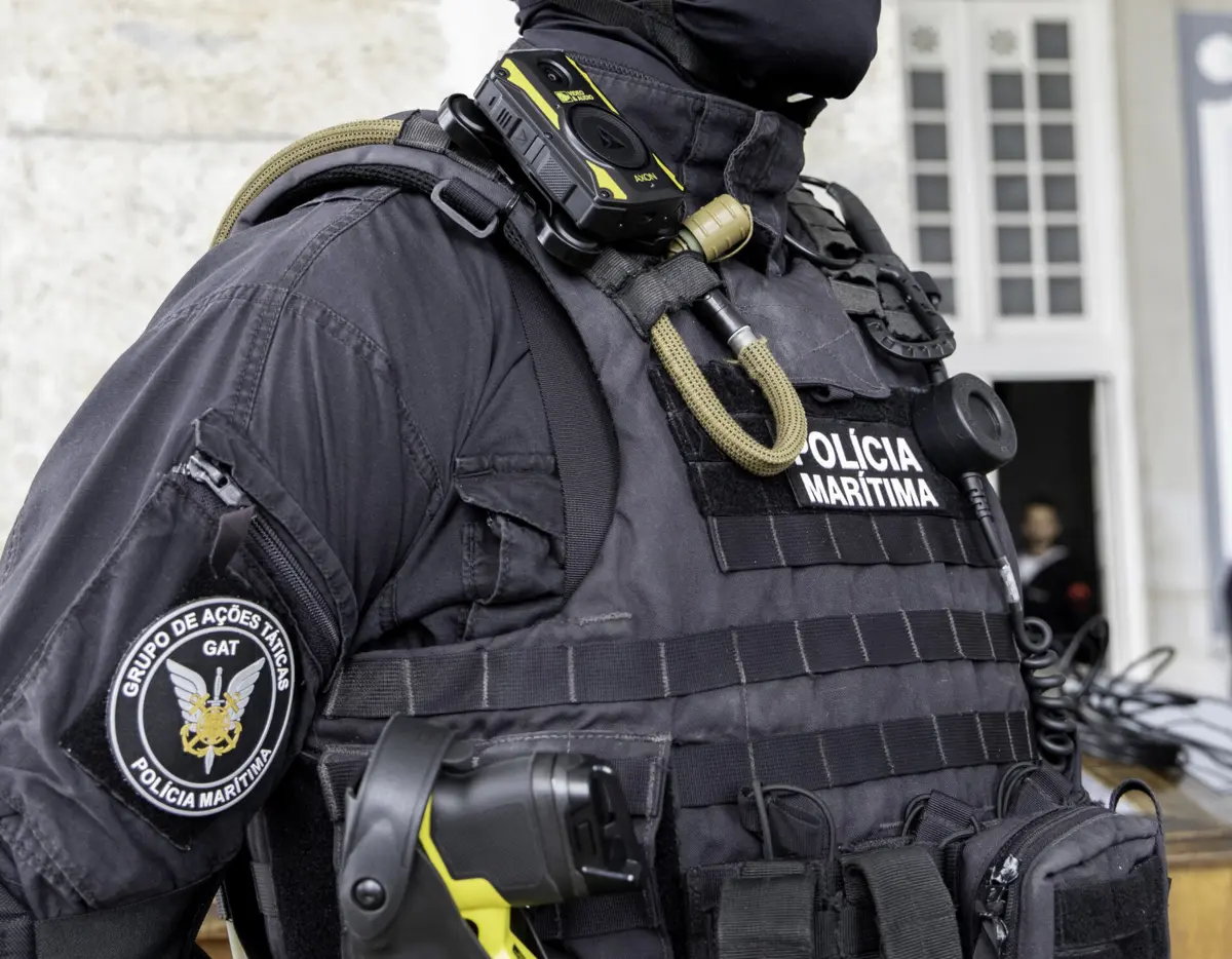 Polícia Marítima é o primeiro órgão de polícia criminal em Portugal a usar bodycams
