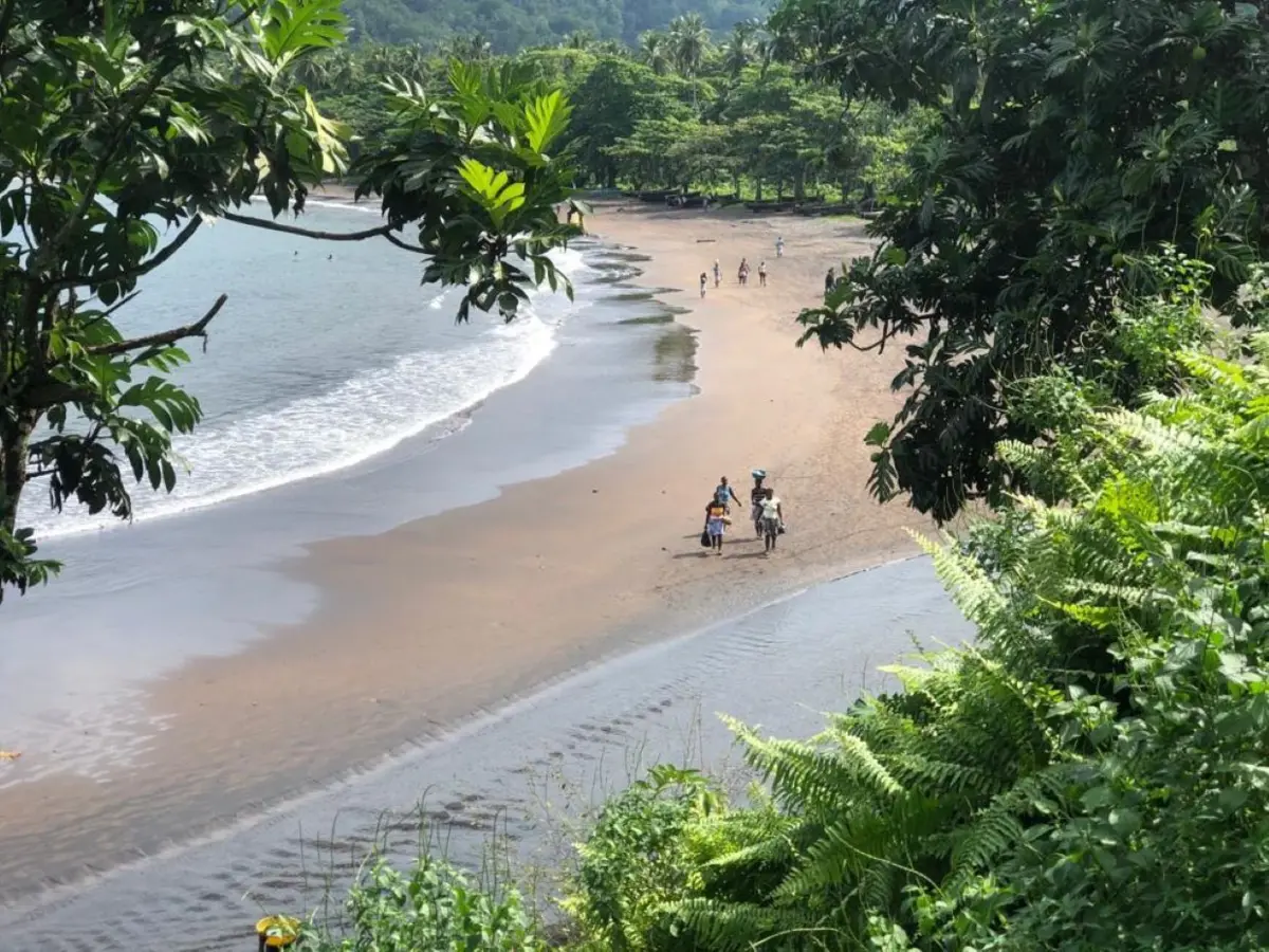 Reserva da Biosfera da Ilha de São Tomé cobre quase 1130 quilómetros quadrados de picos vulcânicos, florestas tropicais e paisagens agrícolas férteis