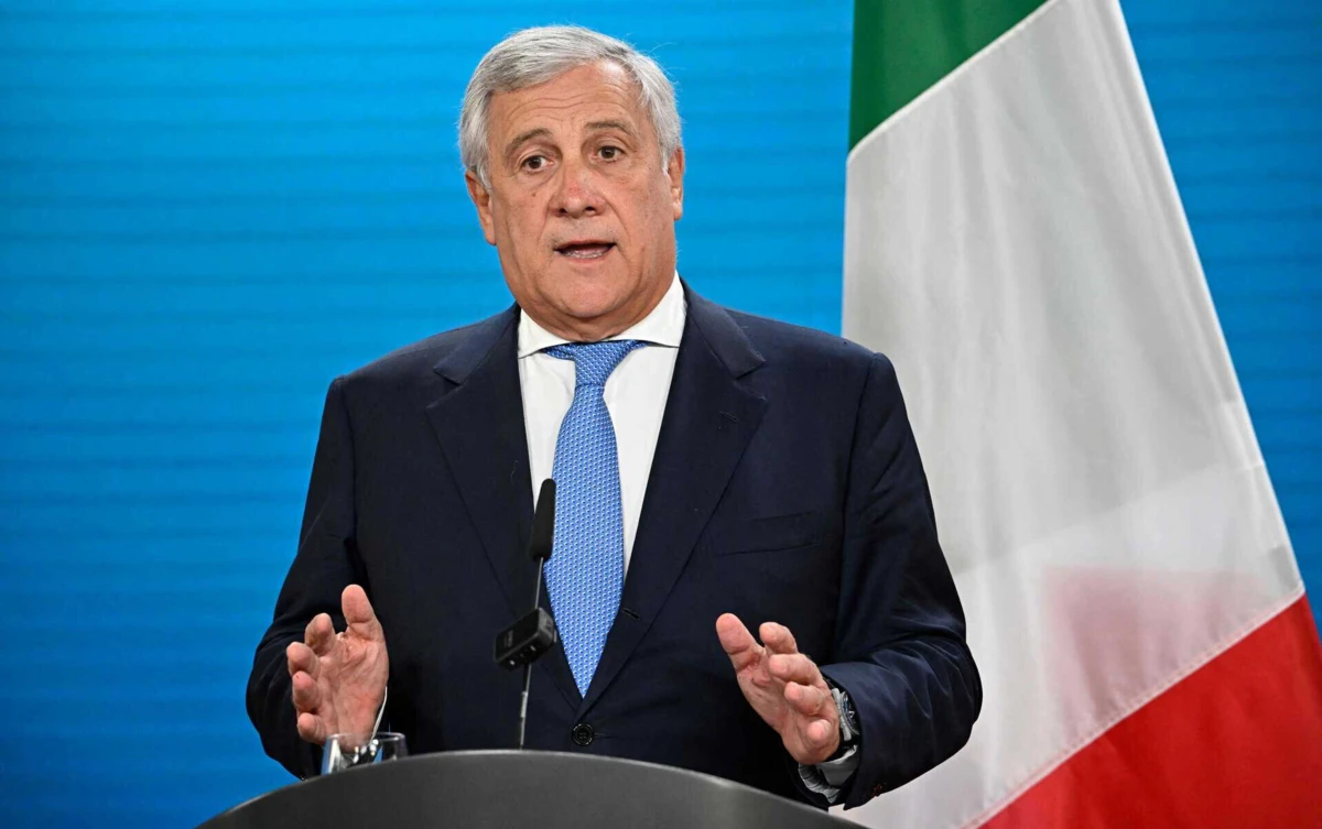 O ministro italiano das Relações Externas, Antonio Tajani
