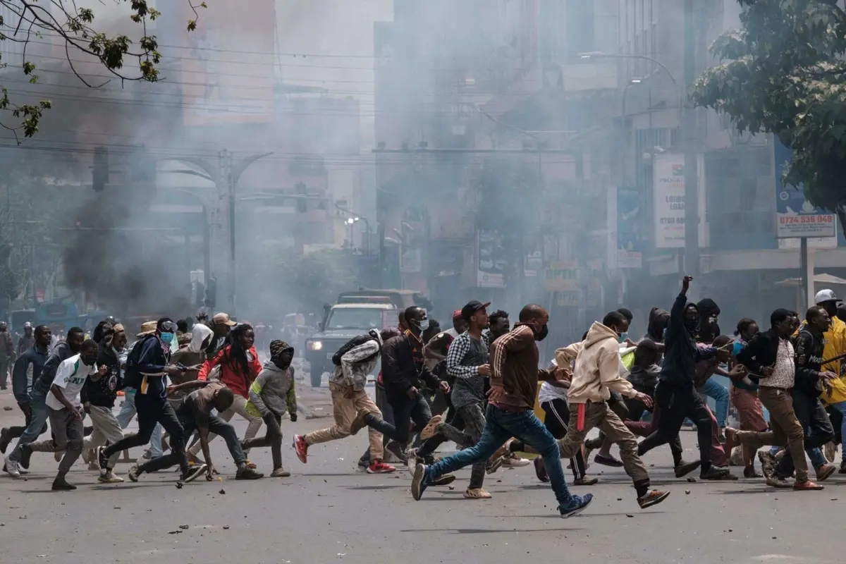 Imagem de contexto do artigo Mais de 270 detenções por suspeita de atos criminosos nos protestos no Quénia