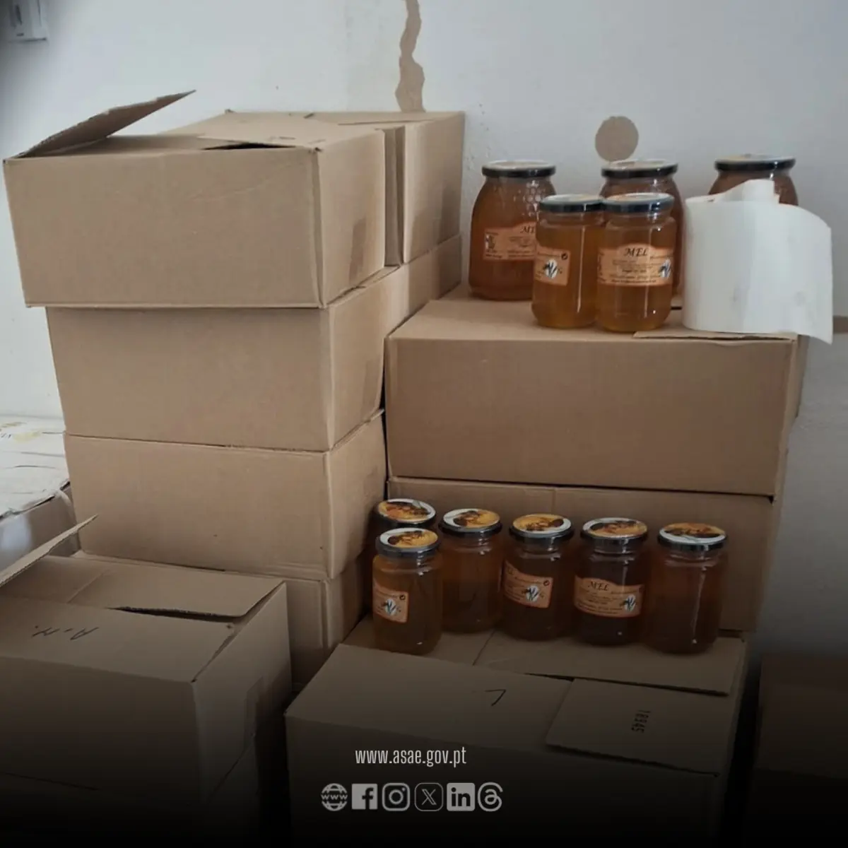 ASAE apreendeu três toneladas de mel, em Silves