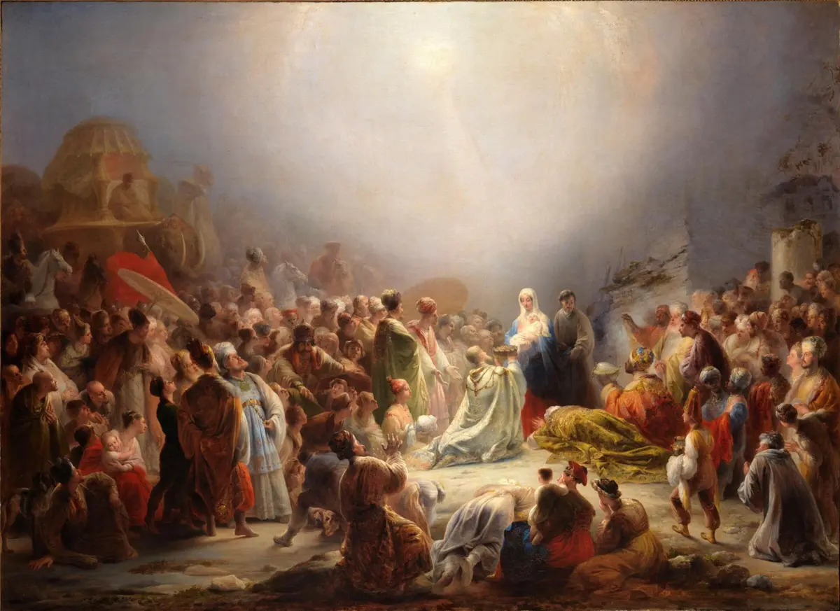 "Adoração dos Magos": pintura cinematográfica de 1828 é considerada o testamento artístico de Domingos Sequeira