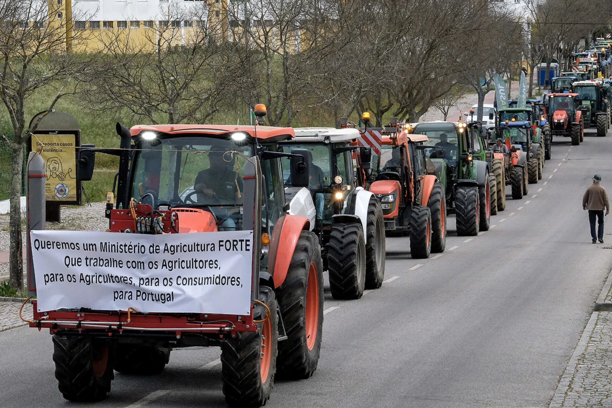 Agricultores manifestaram-se em Évora em 2023, numa iniciativa organizada pela Confederação dos Agricultores de Portugal