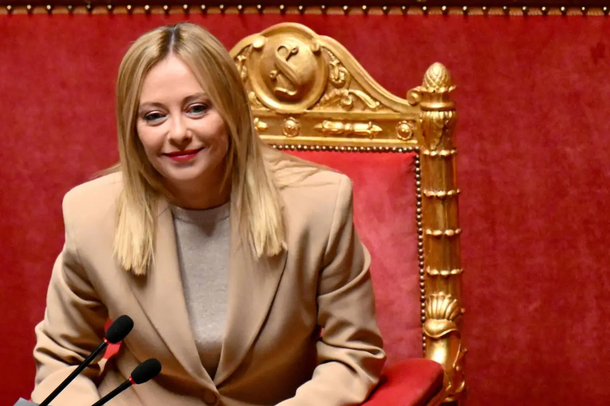 A primeira-ministra italiana Giorgia Meloni