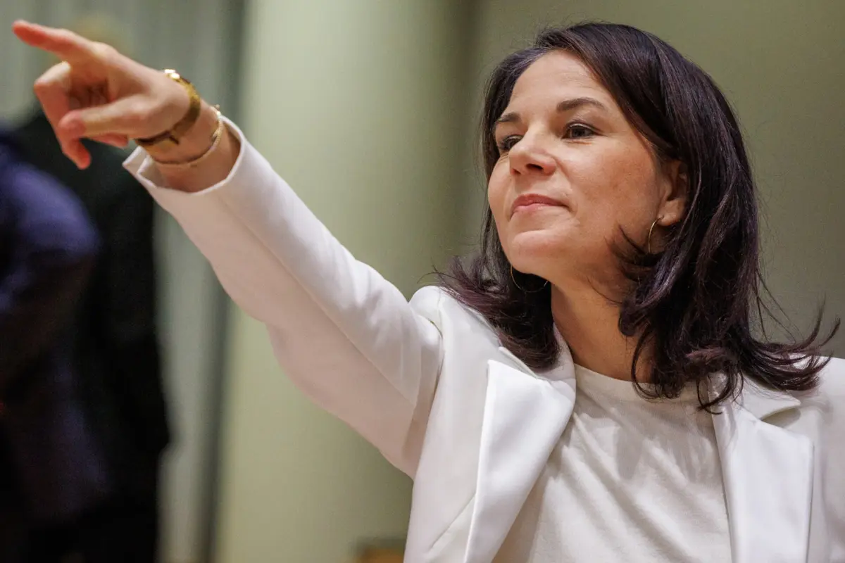 A ministra dos Negócios Estrangeiros da Alemanha Annalena Baerbock