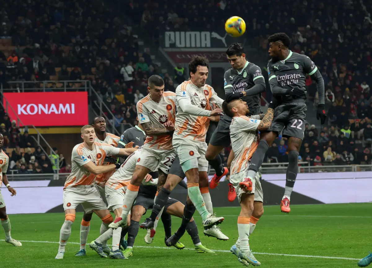 AC Milan e Roma empataram em San Siro