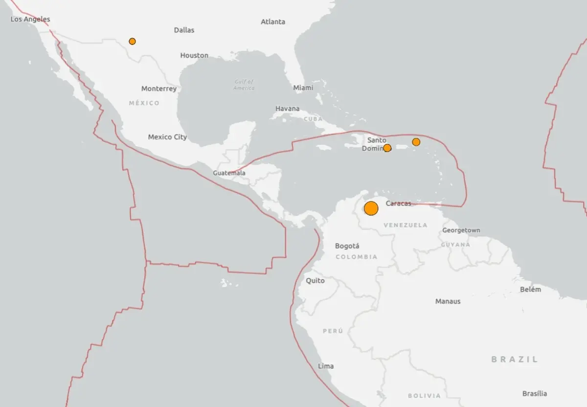 Sismo sentiu-se intensamente no centro de Caracas e que durou vários minutos