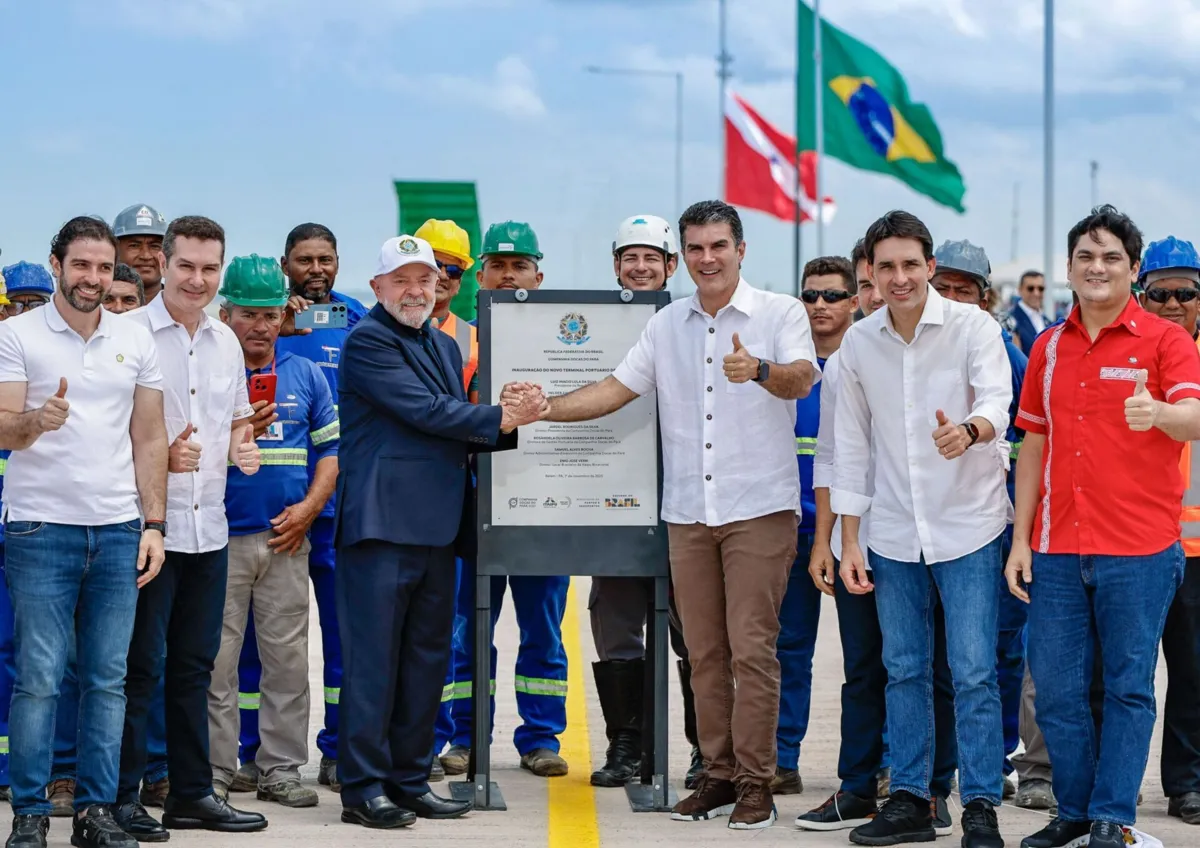 Imagem de contexto do artigo Lula visita obras no porto de Belém onde vão atracar hotéis flutuantes da COP30