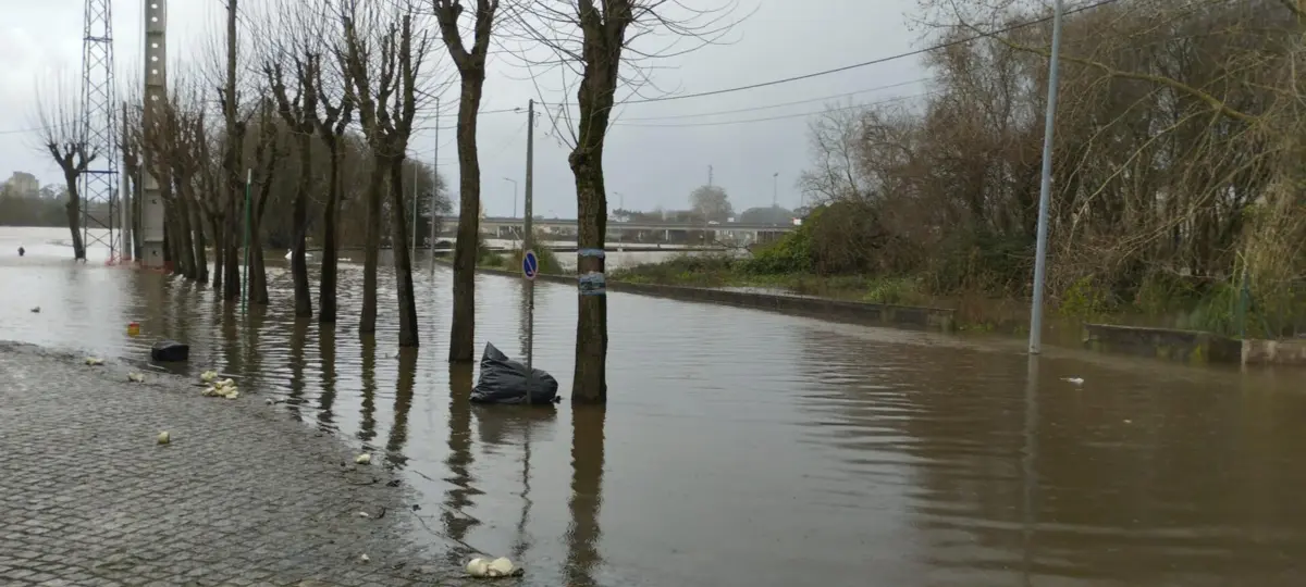 Rio Ave galgou as margens. Cenário idêntico repetiu-se em várias zonas do país