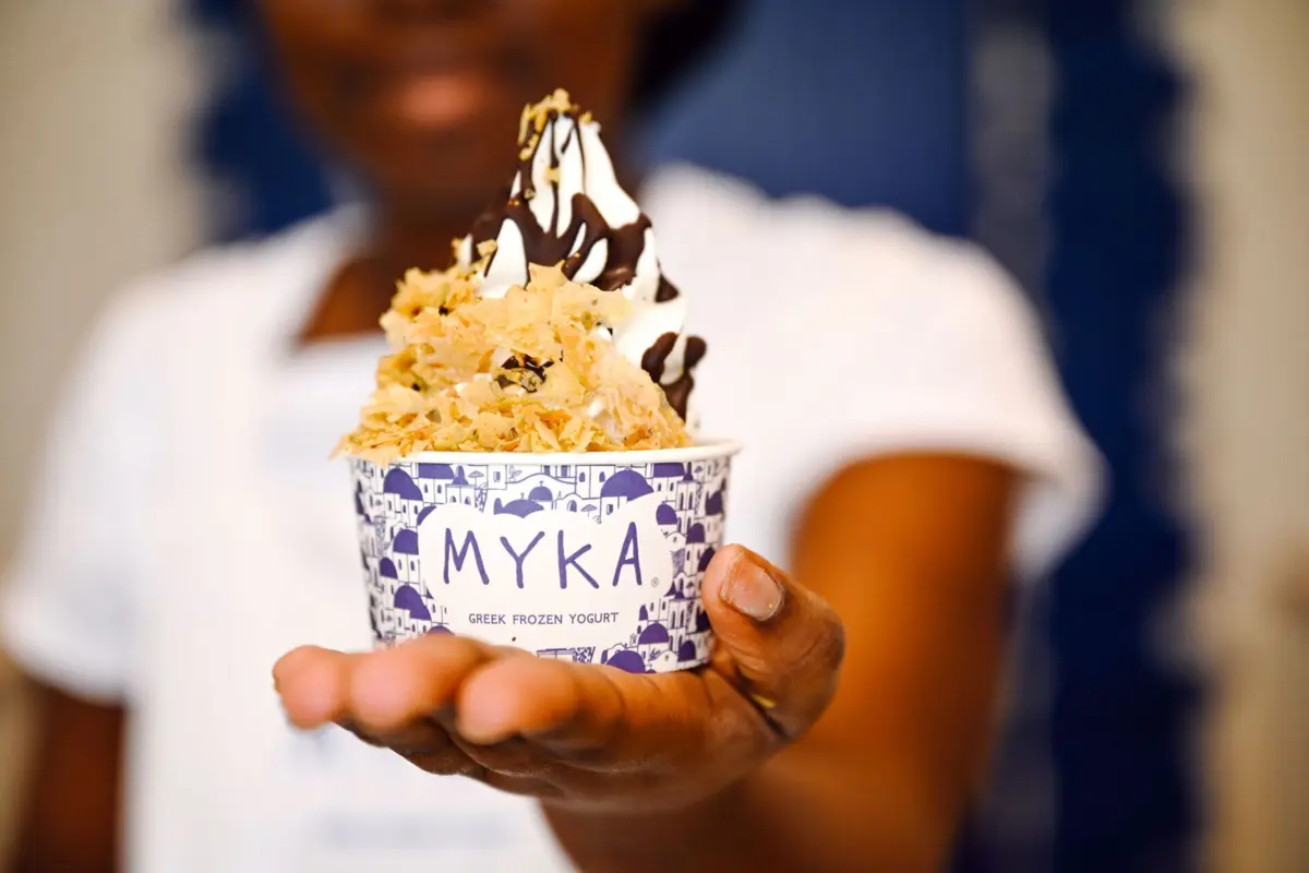 O primeiro Myka - Greek Frozen Yogurt fica em Campo de Ourique, em Lisboa.