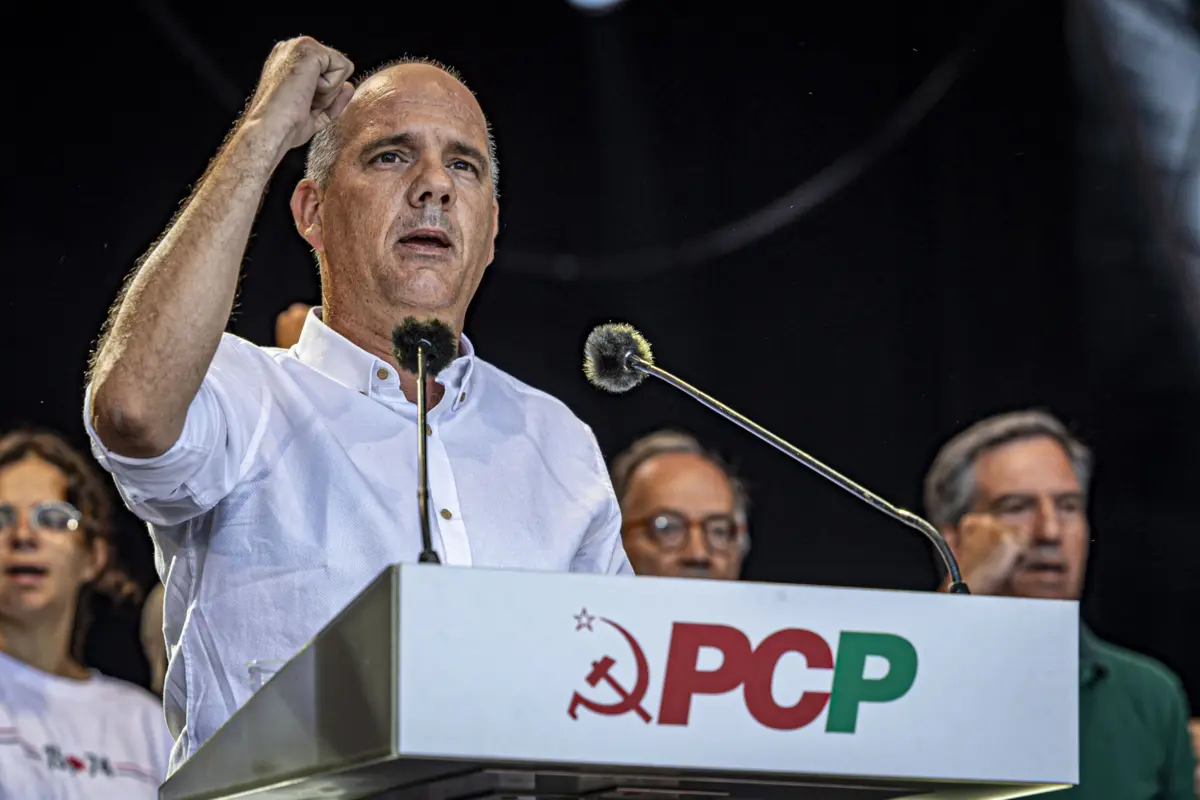 Paulo Raimundo, secretário-geral do Partido Comunista Português (PCP)