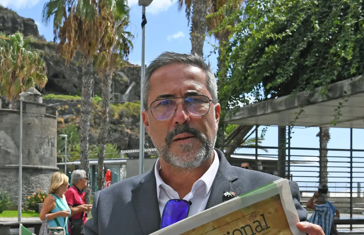 O líder regional do Chega, Miguel Castro