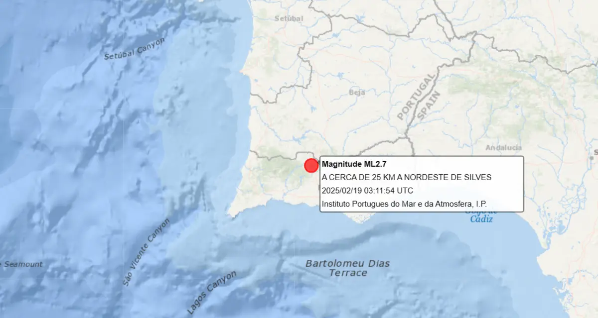 Imagem de contexto do artigo Dois sismos registados em Silves durante a madrugada
