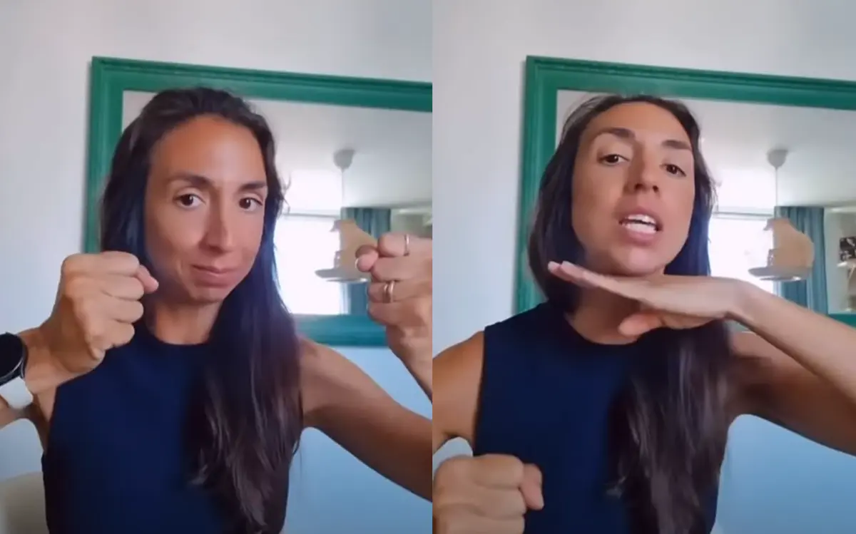 Momento em que Joana Mascarenhas diz que submergiu a filha, que odiava água fria, na piscina do prédio