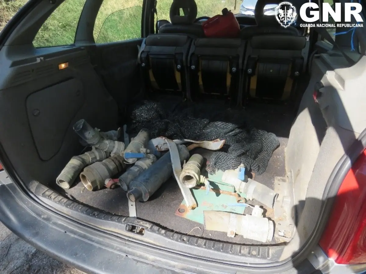 GNR apreendeu diverso material furtado