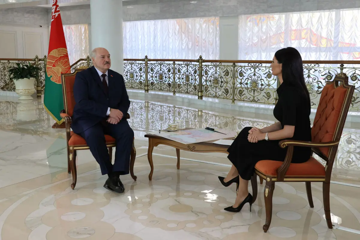 Lukashenko fez a afirmação a uma jornalista ucraniana exilada