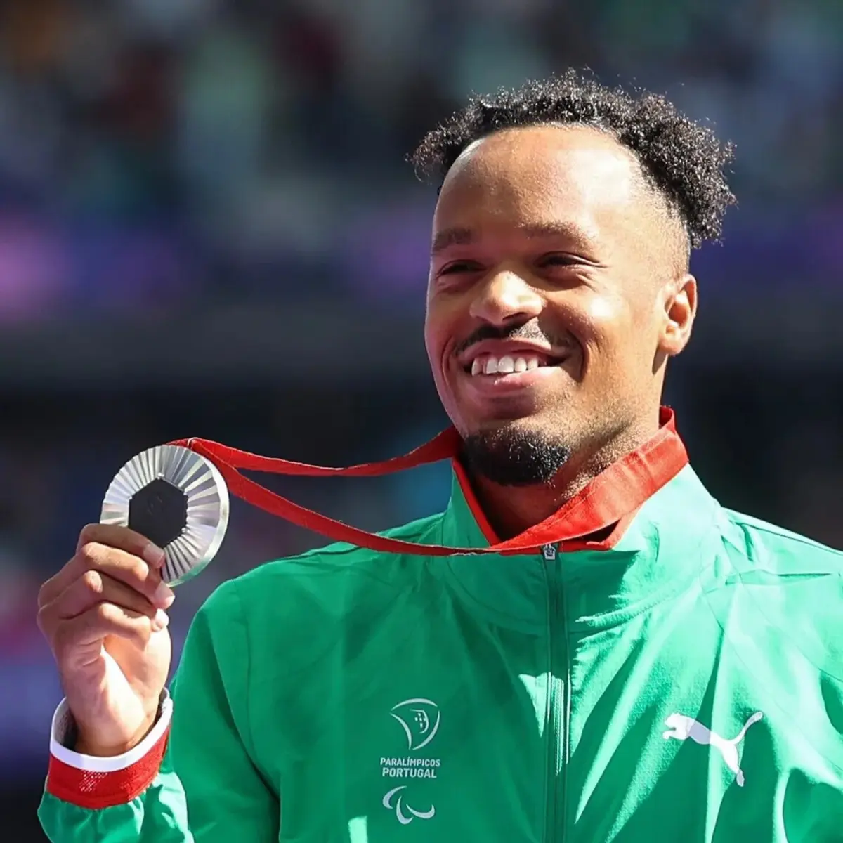 Sandro Baessa garantiu a medalha de prata nos 1500 metros T20