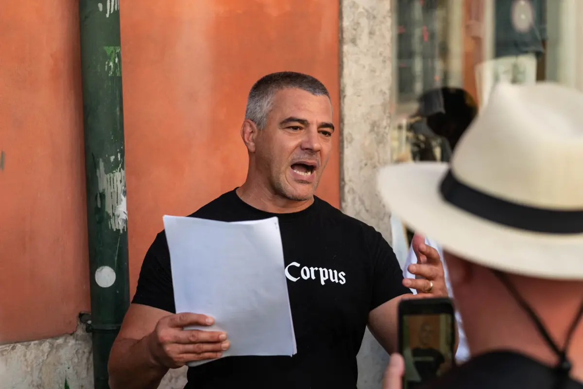 O presidente do Ergue-te, Rui Fonseca e Castro