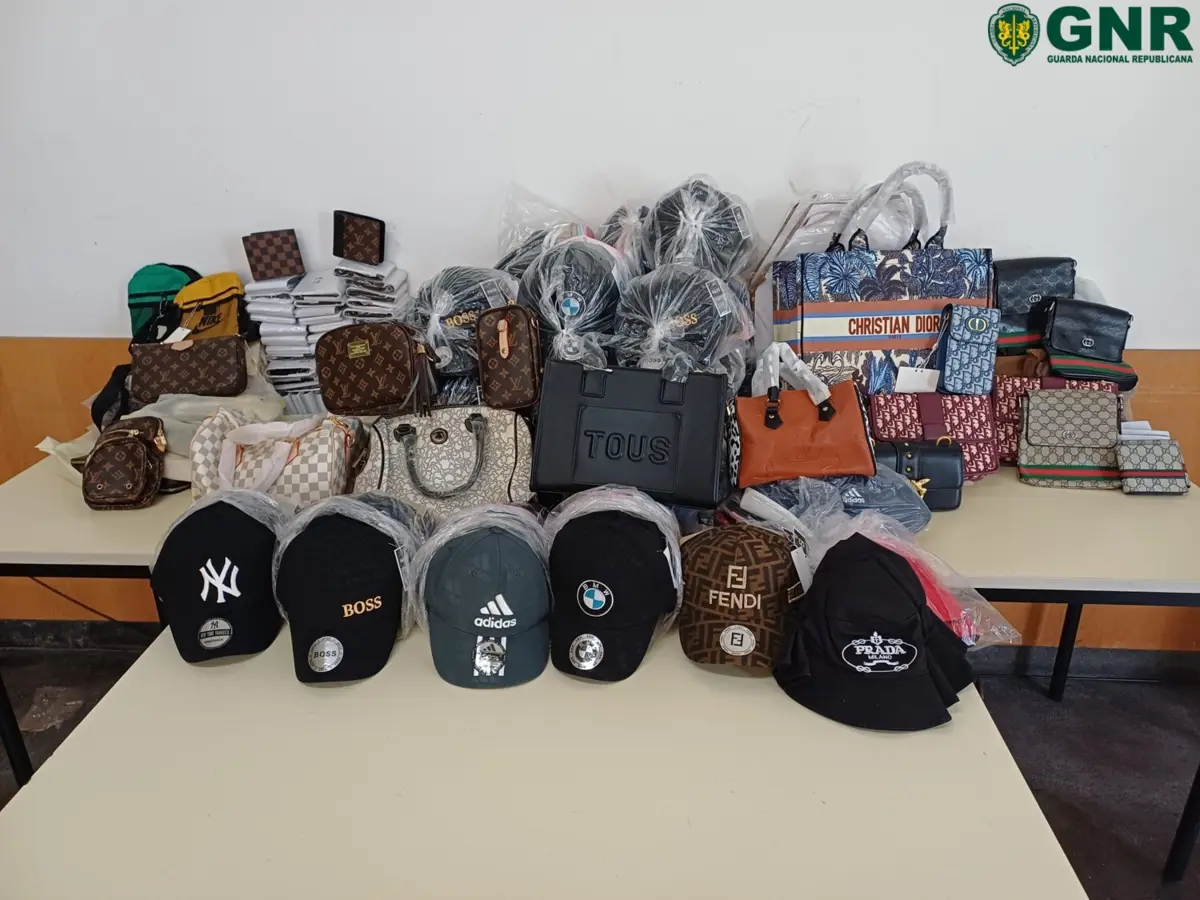 GNR apreendeu mais de 400 artigos contrafeitos