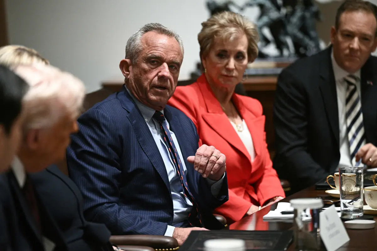 O secretário de Estado da Saúde dos EUA, Robert F. Kennedy Jr.