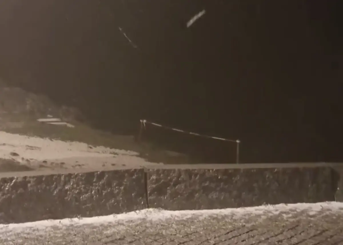 Últimas quedas de neve com maior intensidade em Monchique registaram-se em 2016 e em 2006