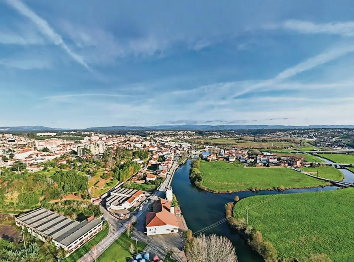 Localização do futuro parque ambiental de Águeda
