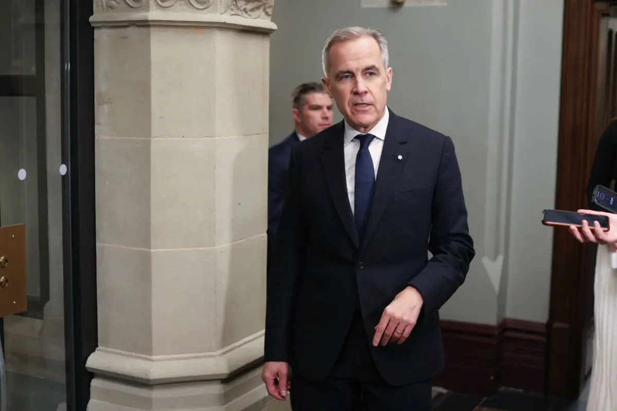 O primeiro-ministro canadiano, Mark Carney
