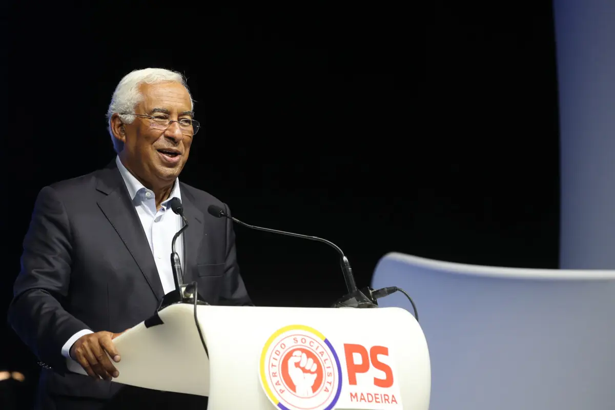 O secretário-geral do PS e primeiro-ministro, António Costa