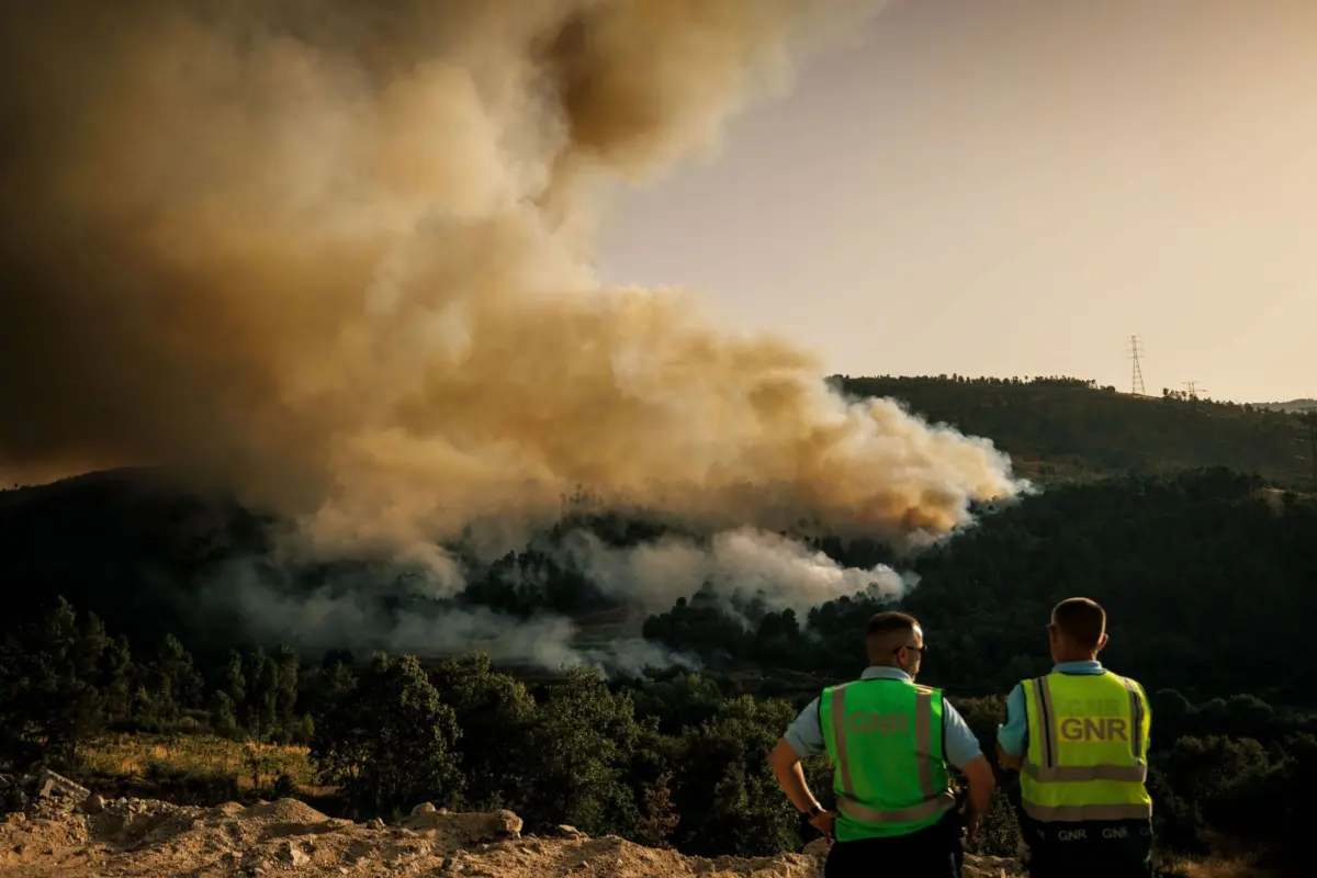 O suspeito foi de imediato detido e foram-lhe apreendidas uma arma de fogo e uma munição