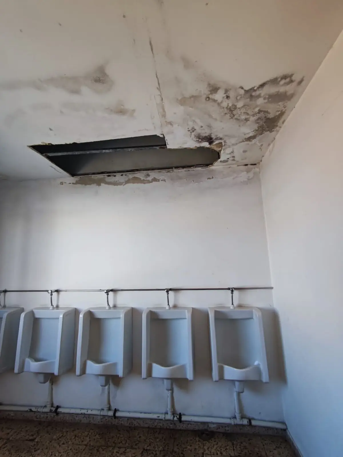 Tetos desabaram na casa de banho e nos claustros do Departamento de Arquitetura