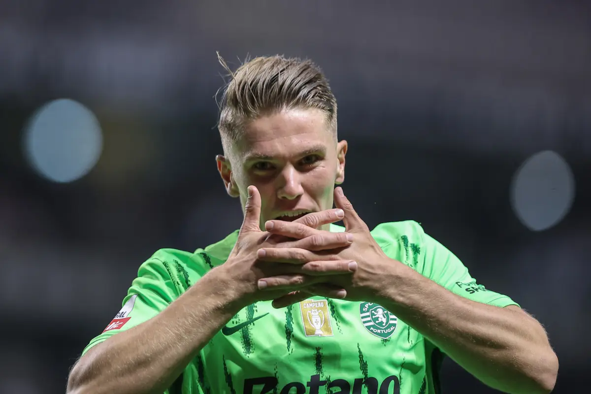 Gyokeres deu entrevista no final da época