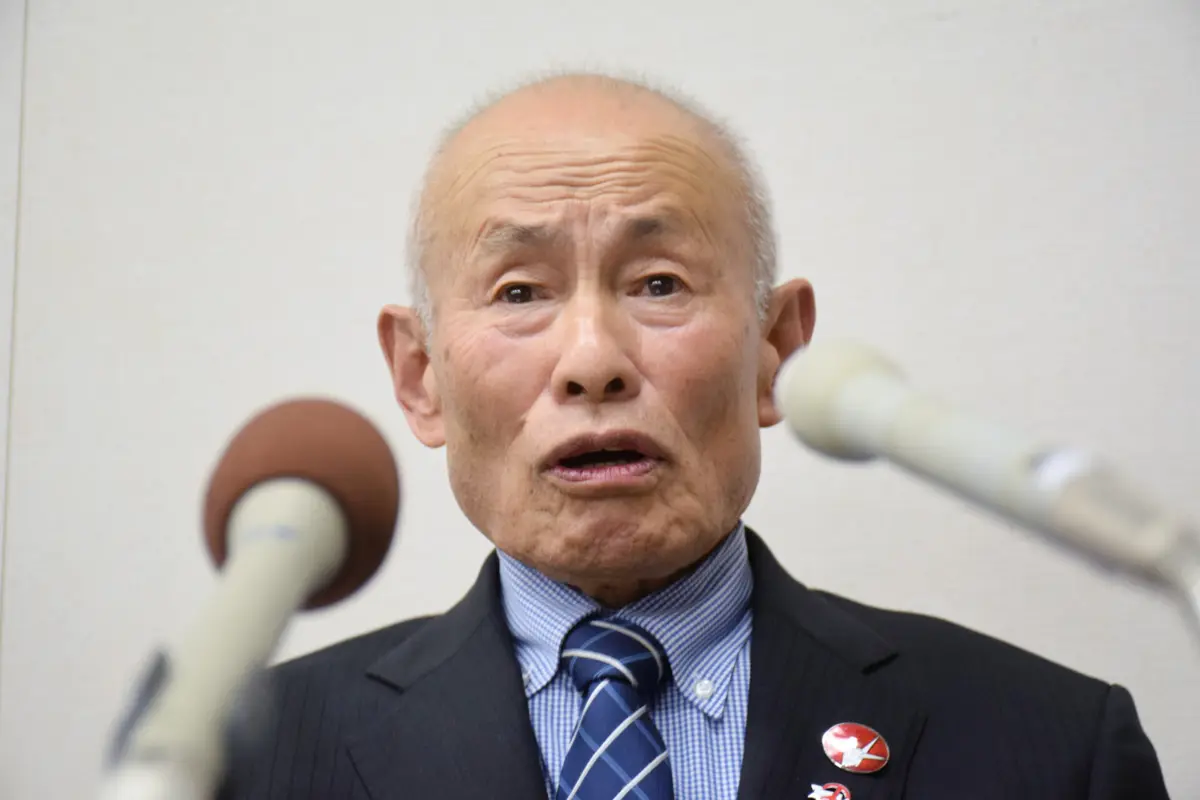 Toshiyuki Mimaki, representante da Nihon Hidankyo