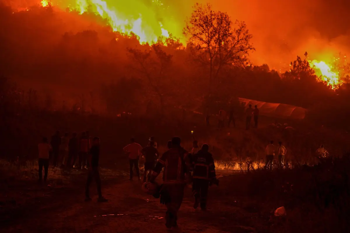 Imagem de contexto do artigo Incêndios obrigam a retirar mais de 3500 pessoas no norte da Turquia