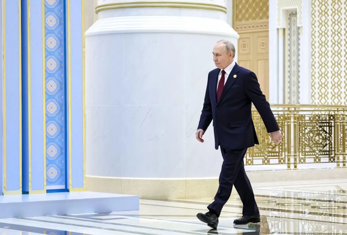 O presidente russo, Vladimir Putin