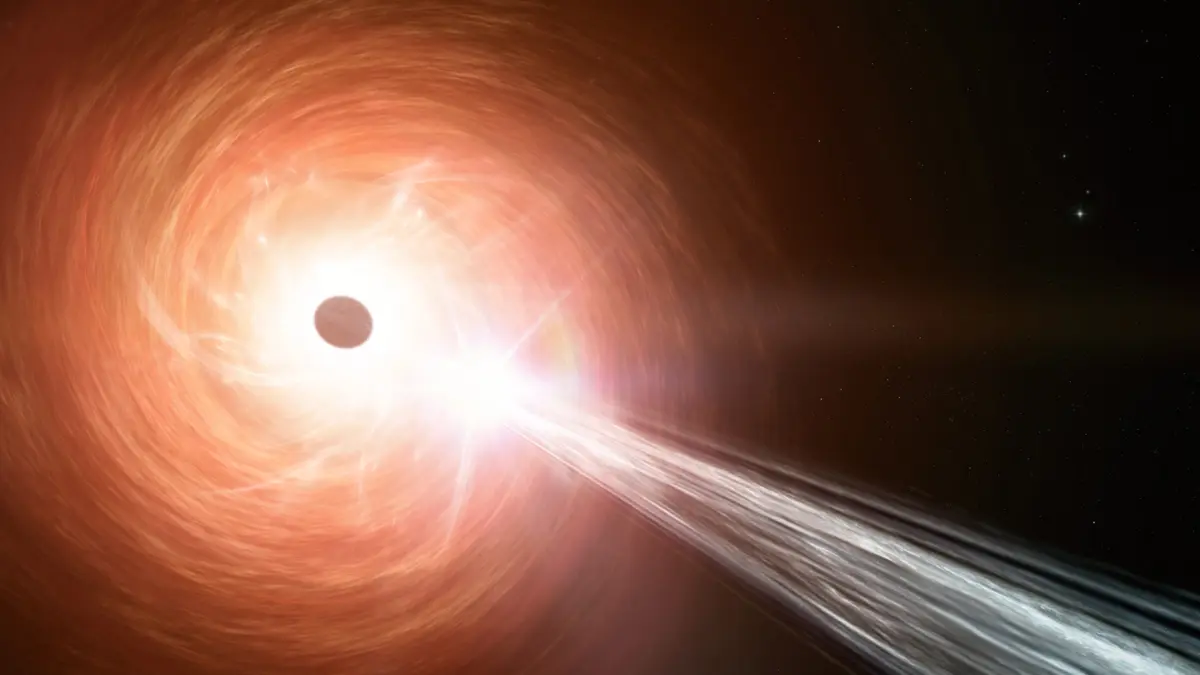 Imagem de contexto do artigo Astrónomo português em equipa que detetou buraco negro a crescer acima do limite esperado