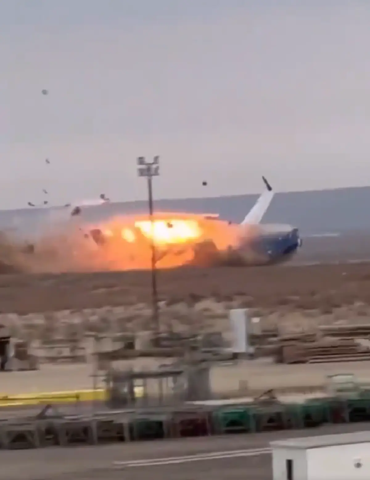 A aeronave despenhou-se