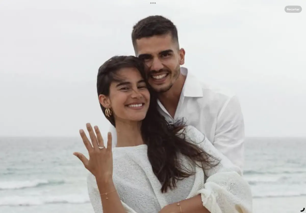 Recém-casados, Maria Rodrigues e André Silva estiveram no funeral de Diogo Jota e do irmão