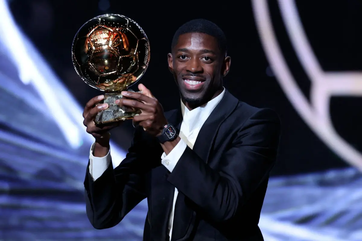 Dembélé ganhou a Bola de Ouro em Paris
