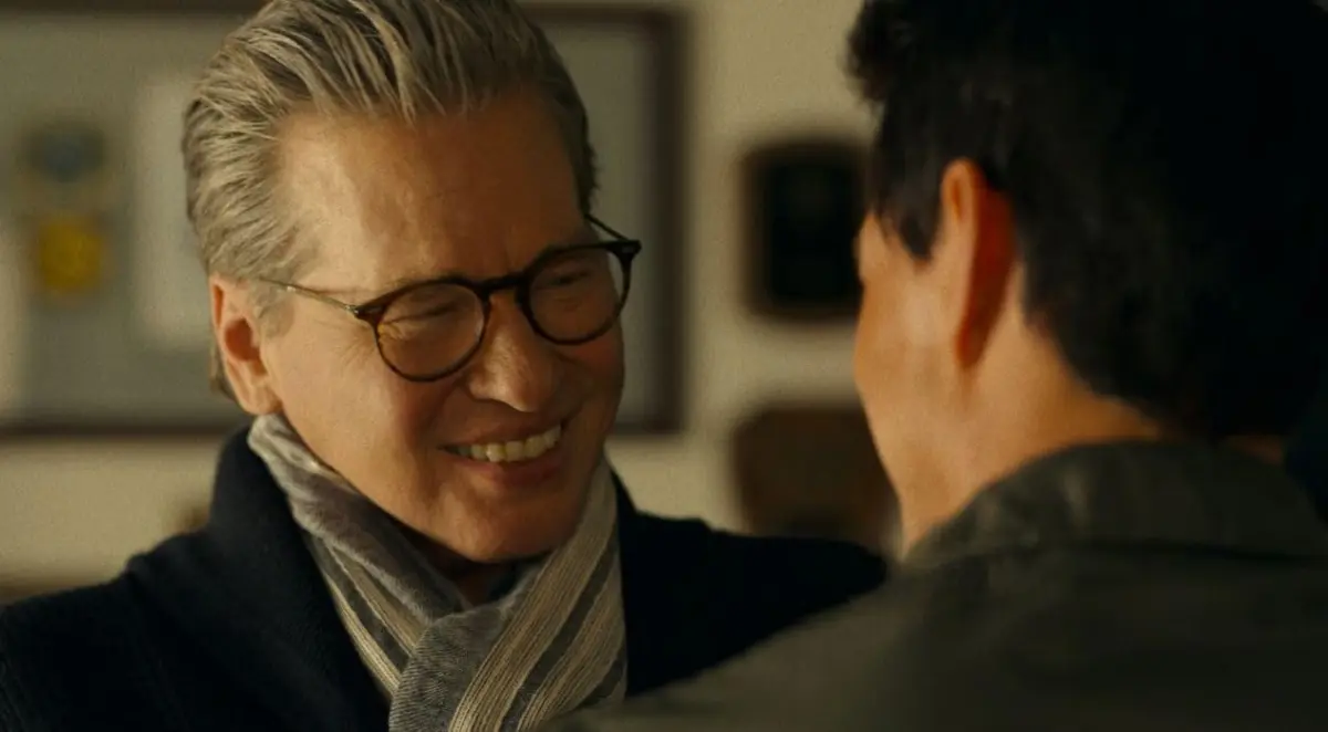 Val Kilmer e Tom Cruise no filme "Top Gun: Maverick"