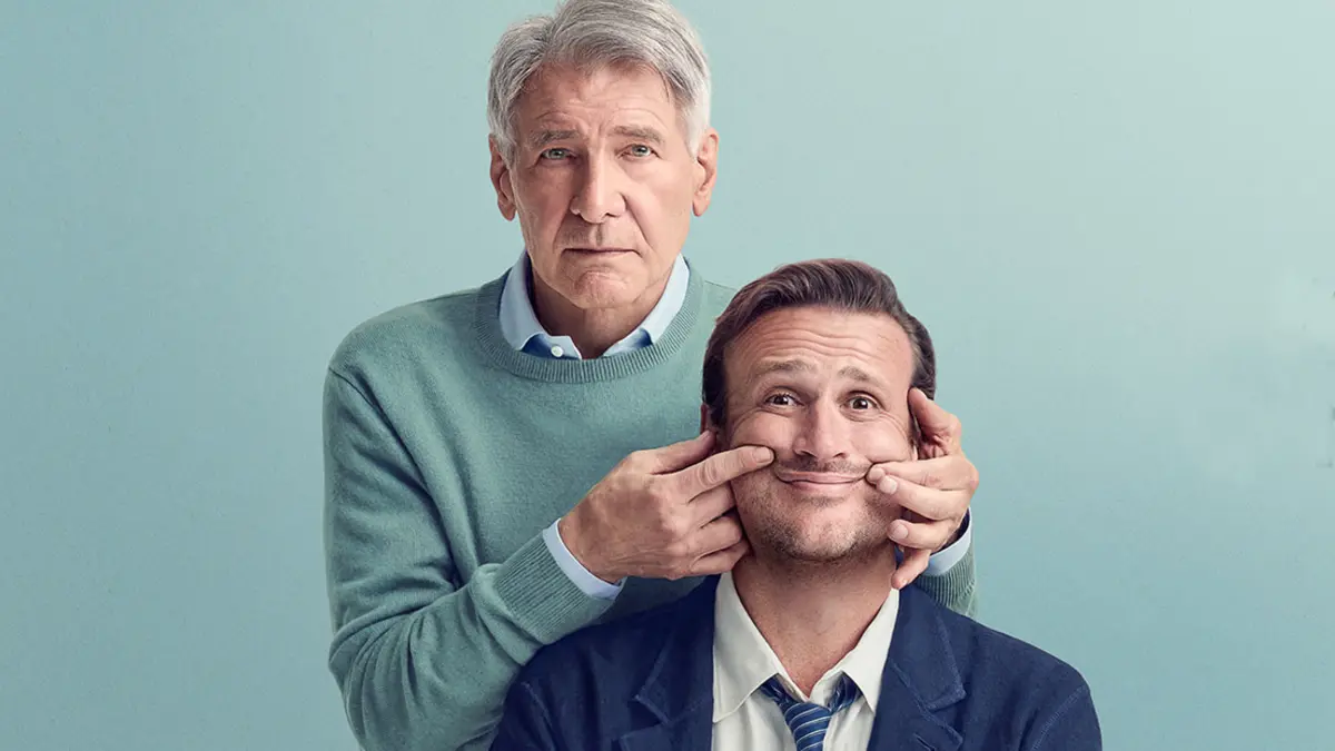 Harrison Ford e Jason Segel em "Terapia sem filtro", série transmitida pela Apple TV+ que poderá valer o primeiro Emmy ao experiente ator