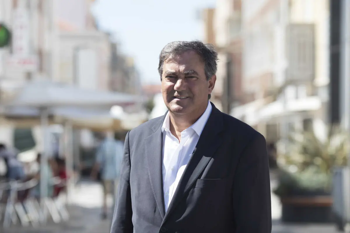 Jorge Faria, presidente da Câmara do Entroncamento, fotografado em 2017