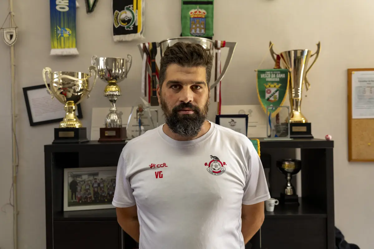 Vítor Gamito, treinador do Vilar de Perdizes