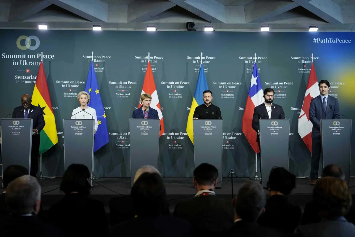 A Cimeira para a Paz na Ucrânia foi realizada nos arredores de Lucerna, na Suíça