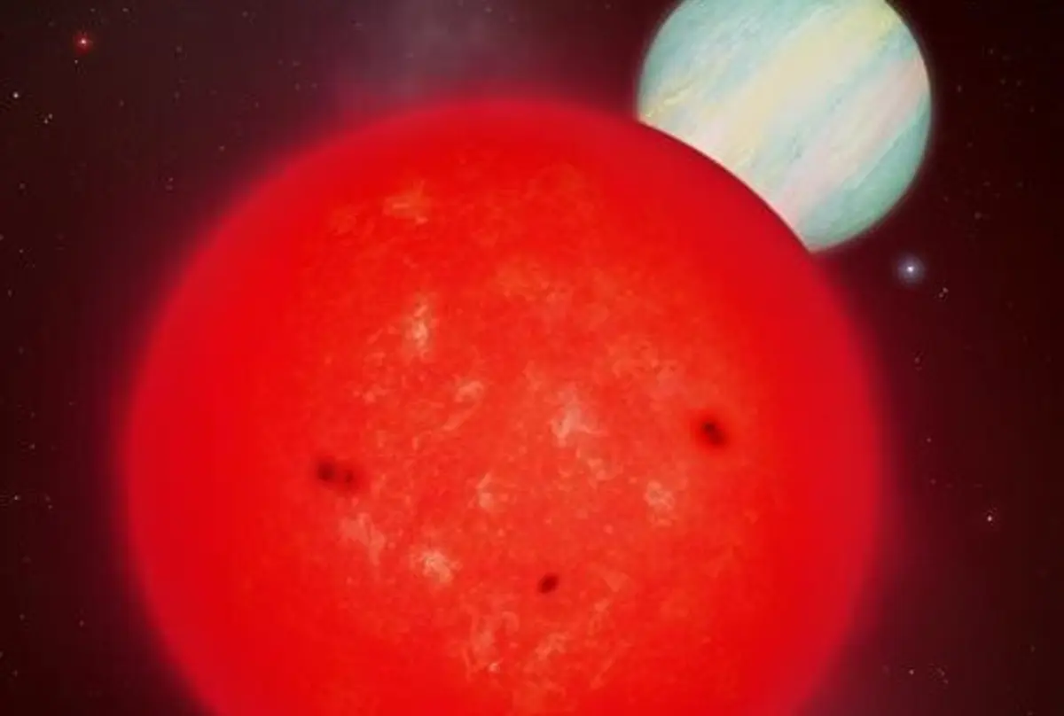 Imagem de contexto do artigo Descoberto planeta gigante a orbitar pequena estrela