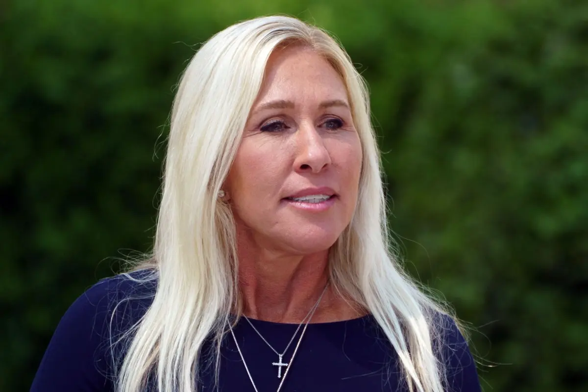A antiga aliada de Donald Trump, Marjorie Taylor Greene