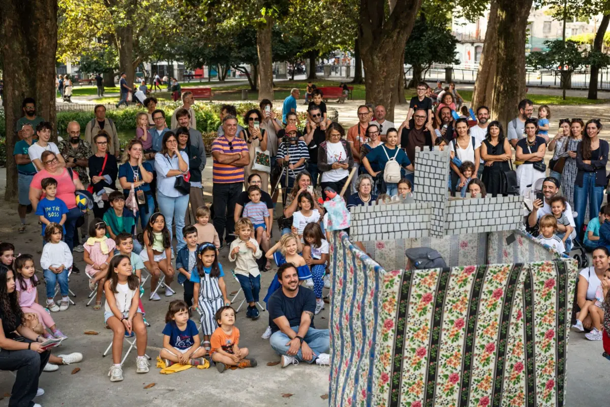 Teatro Dom Roberto no Jardim de S. Lázaro no Porto