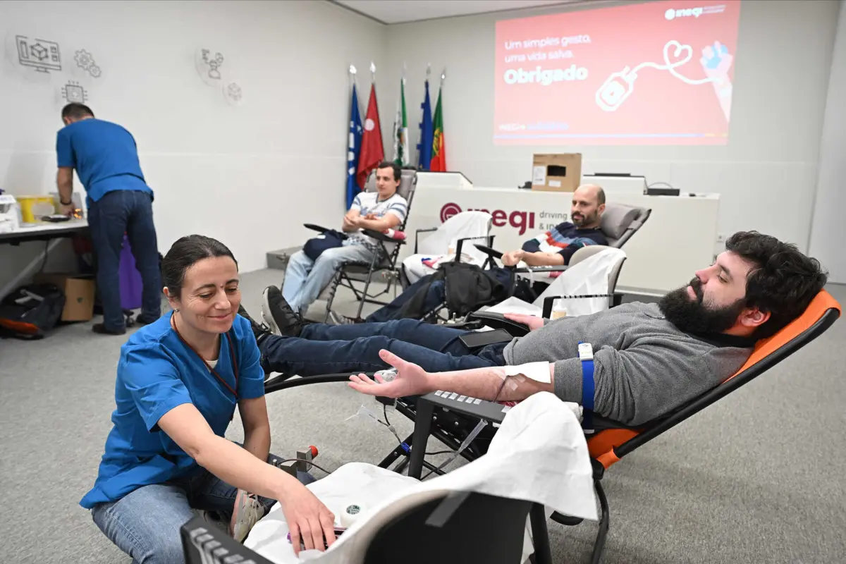 Banco de Sangue fez colheitas nas instalações do INEGI